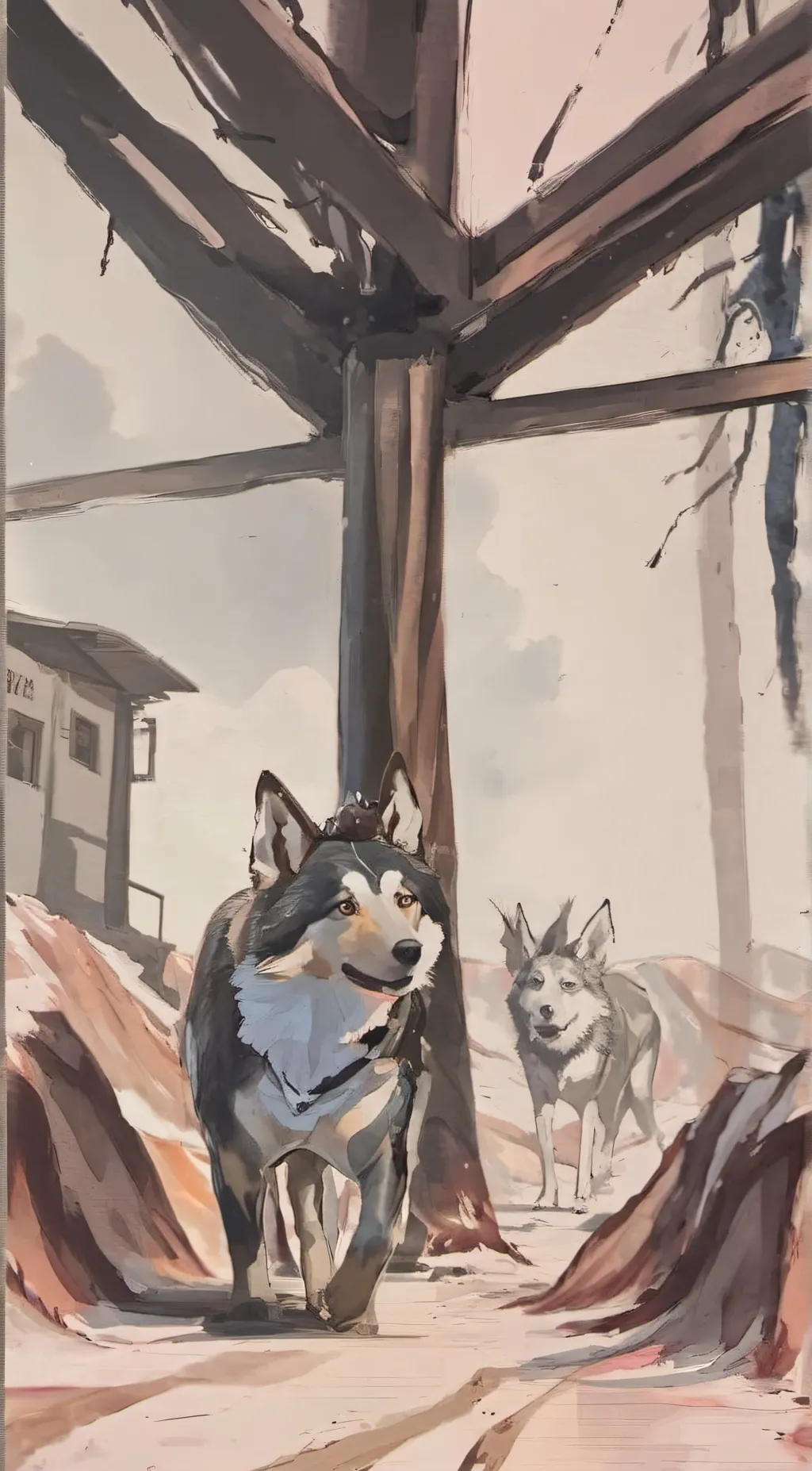 ai character: Rocky background