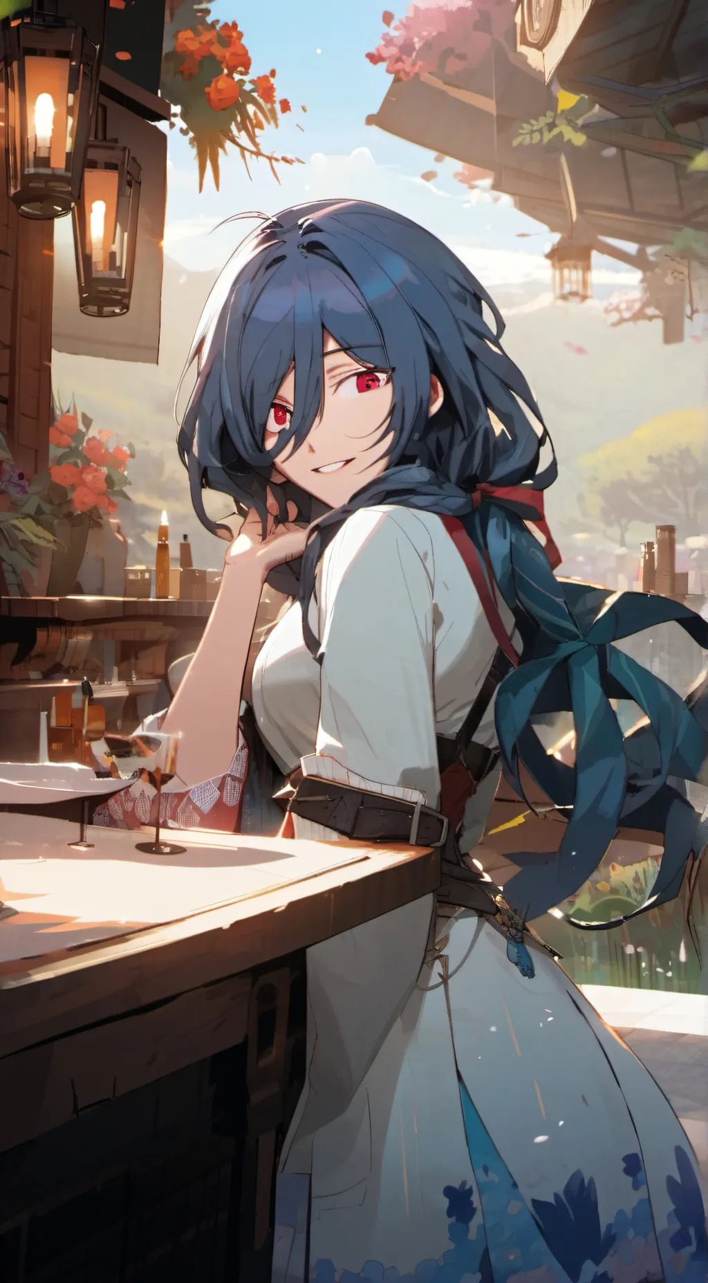 ai character: Natasha  background