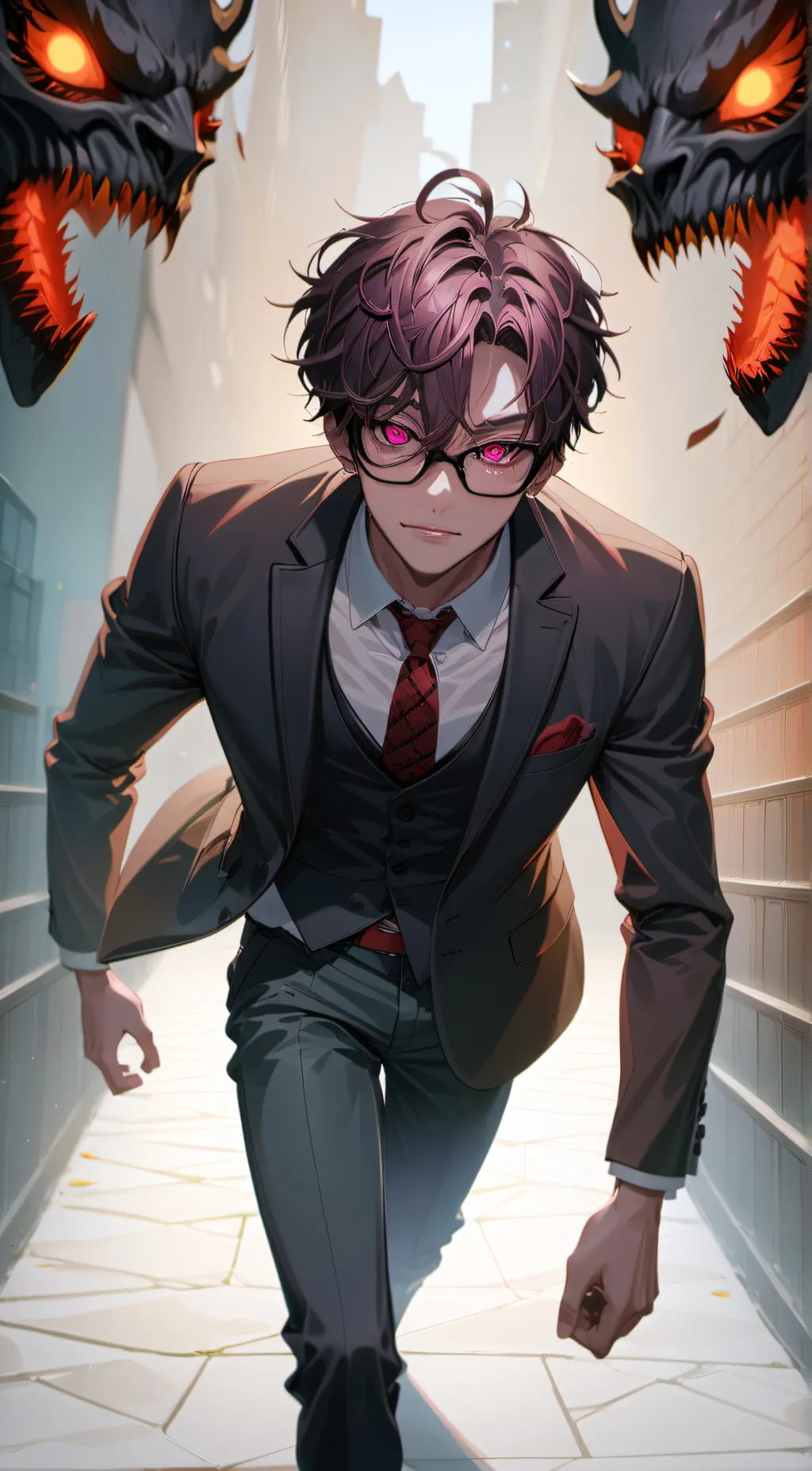 ai character: Zero  background