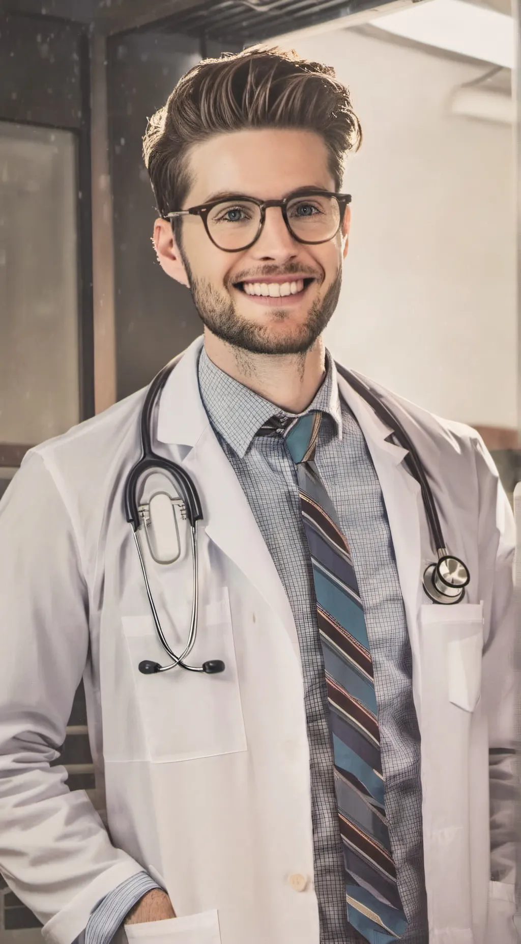 ai character: surgeon  background