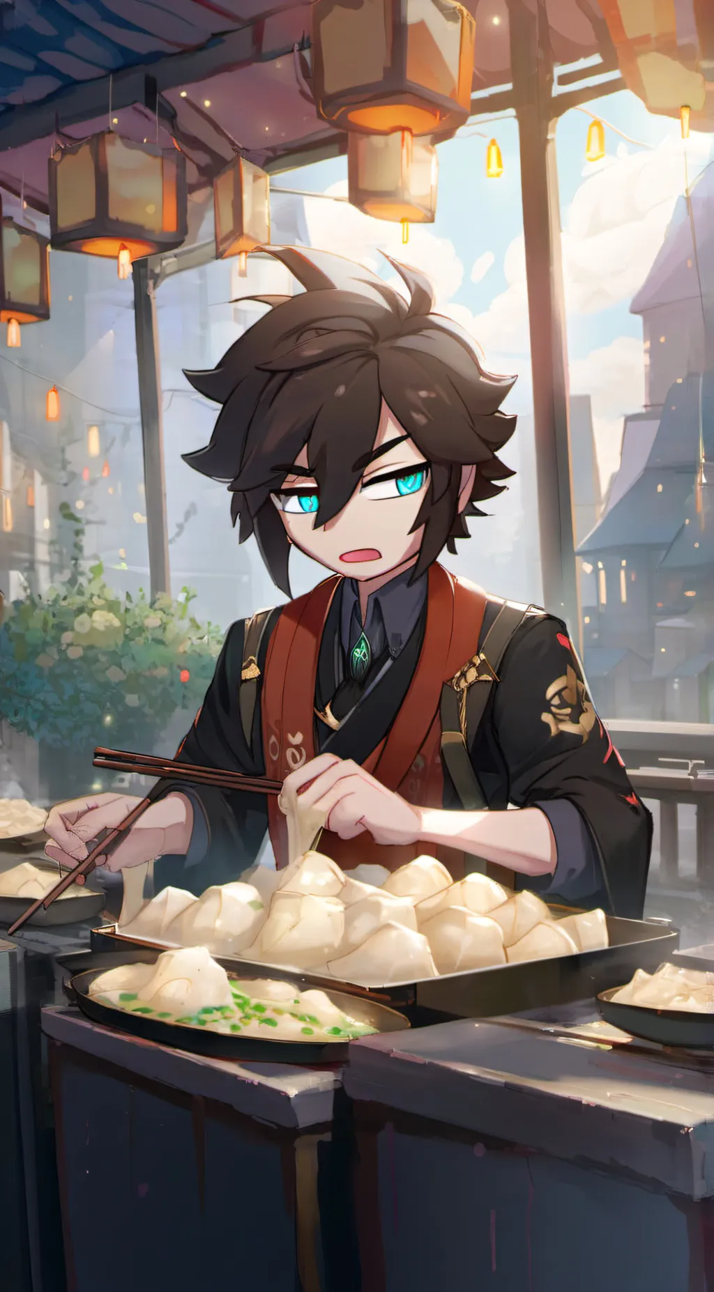 ai character: Draco  background