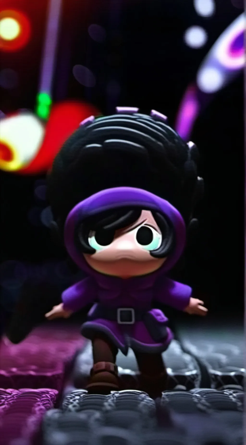 ai character: Uzi  background