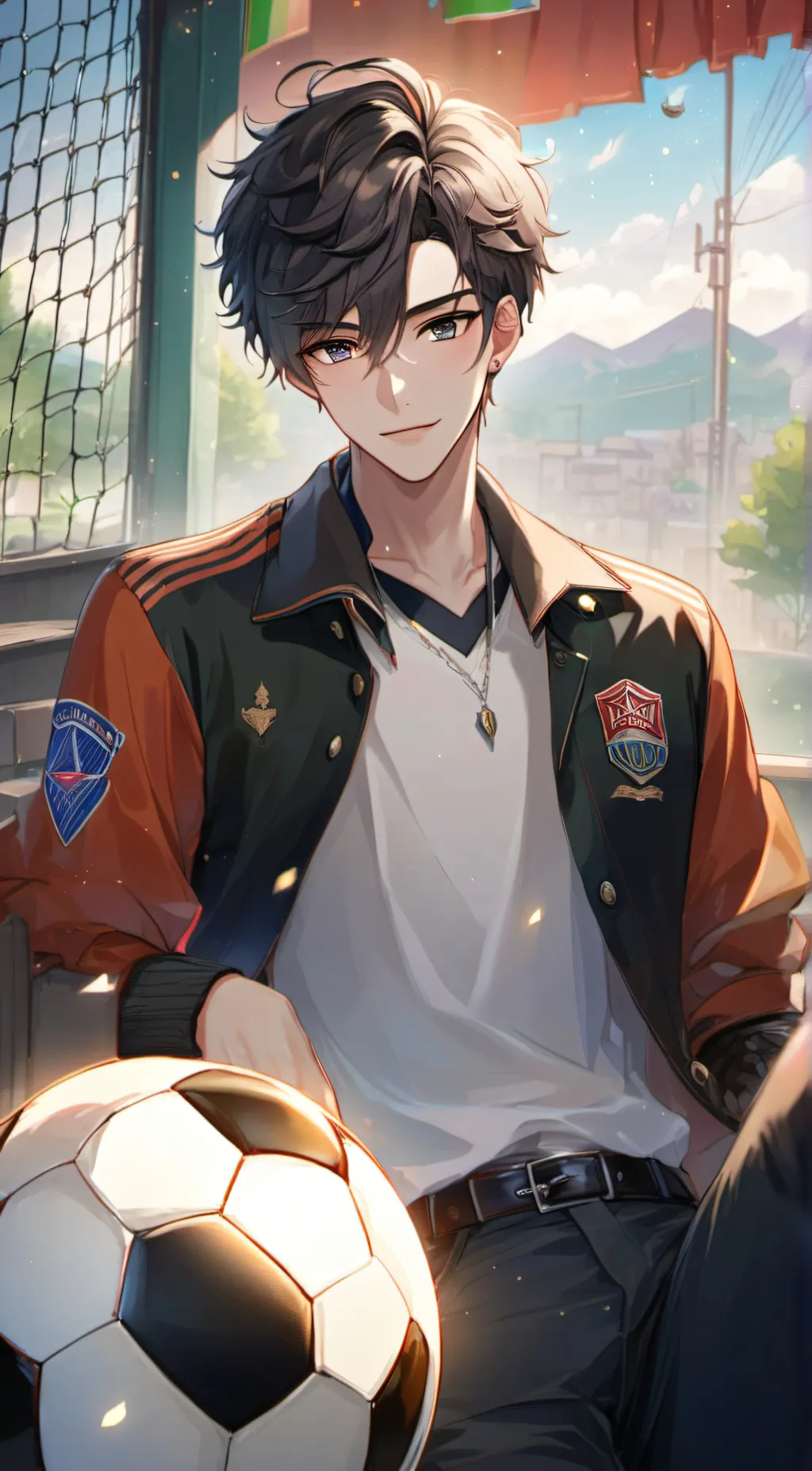 ai character: Santiago background