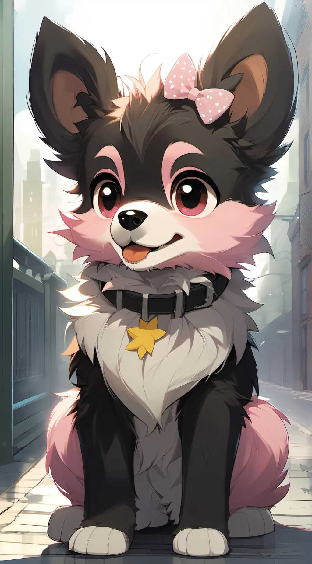 ai character: Blossom background