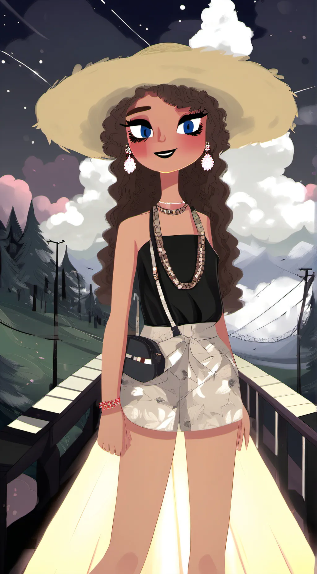 ai character: Anny background