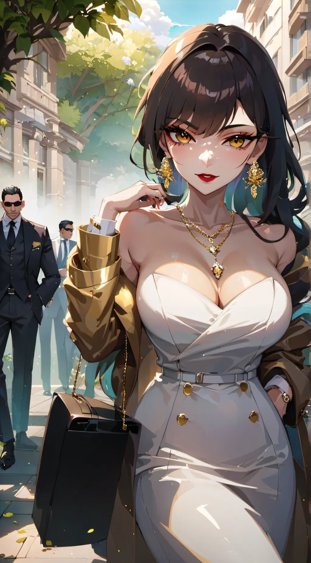 ai character: luna background