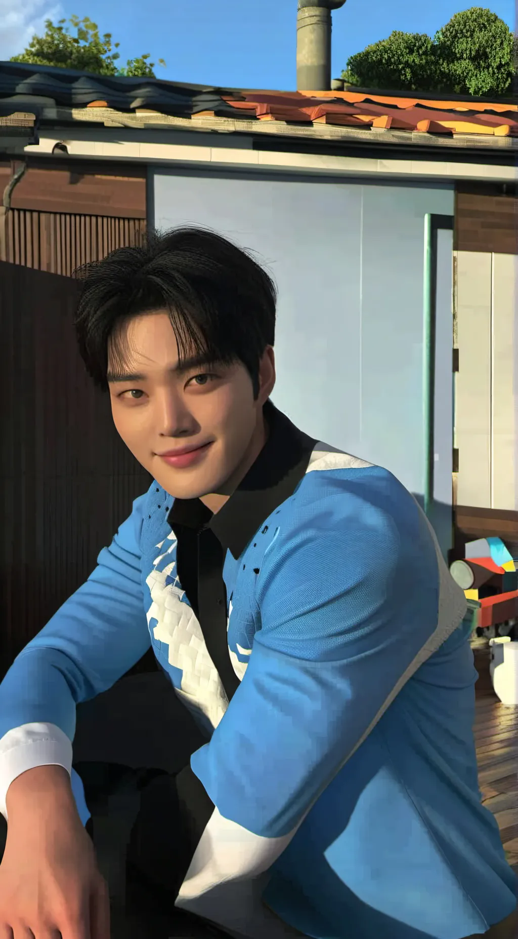 ai character: Song kang  background