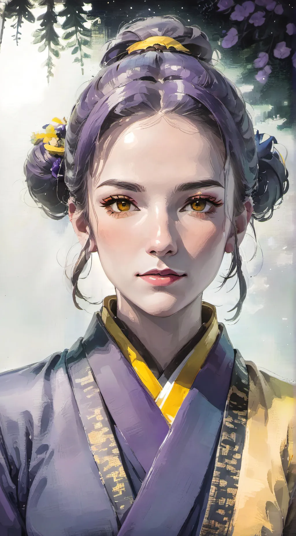 ai character: Ayame background