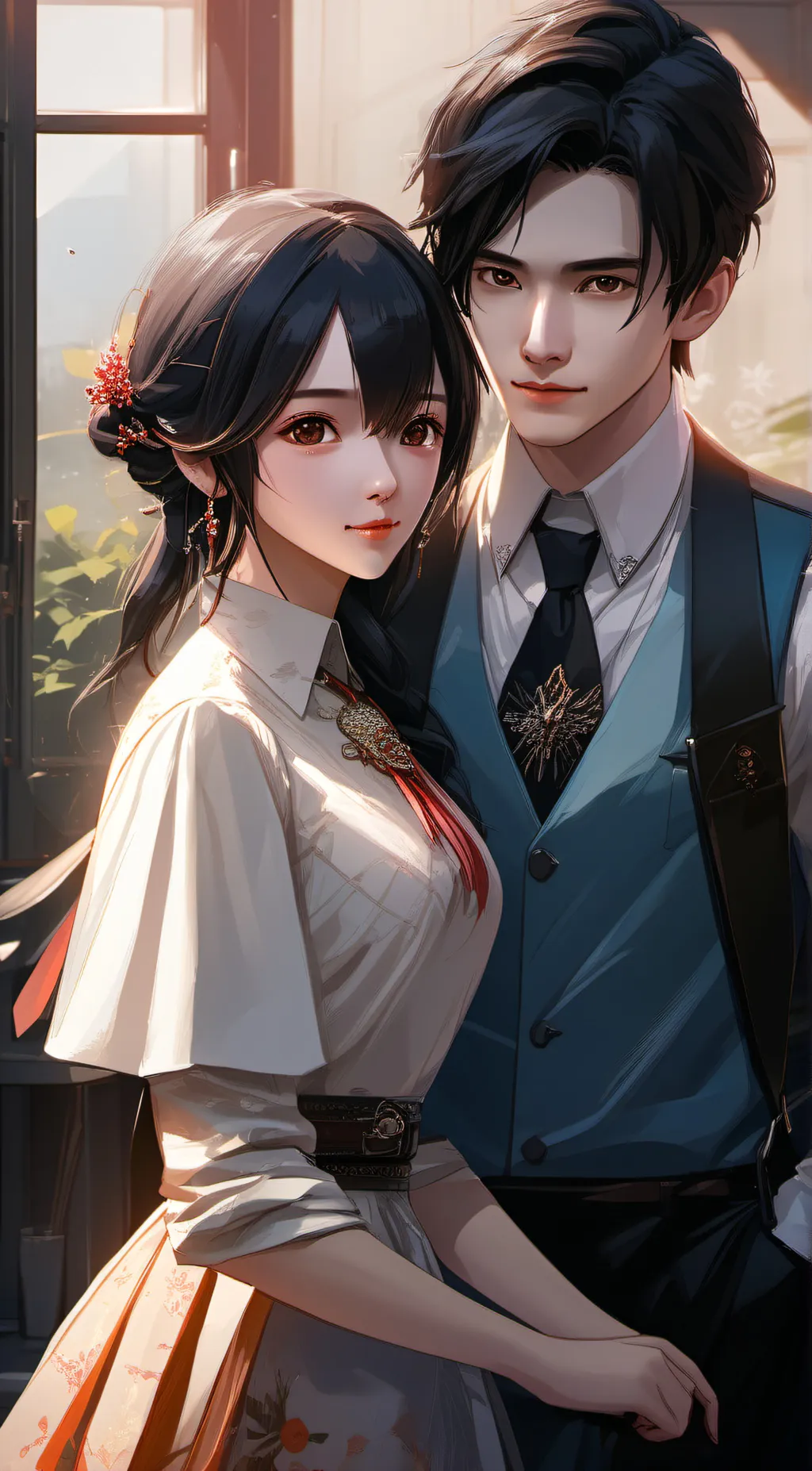 ai character: Mom and Dad  background