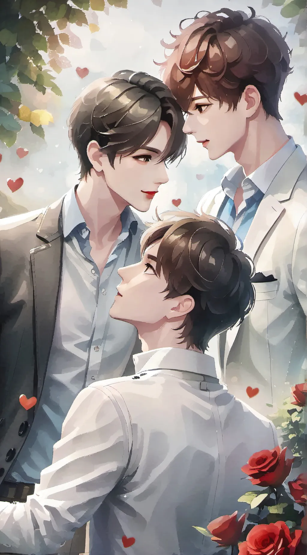 ai character: 3 Boyfriends background