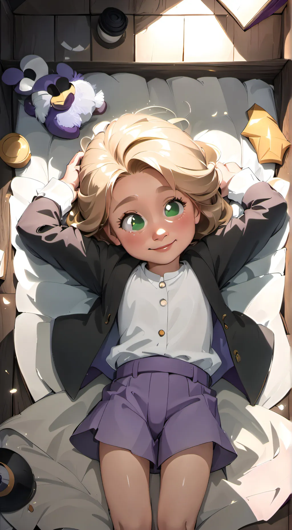 ai character: Literal Rapunzel background