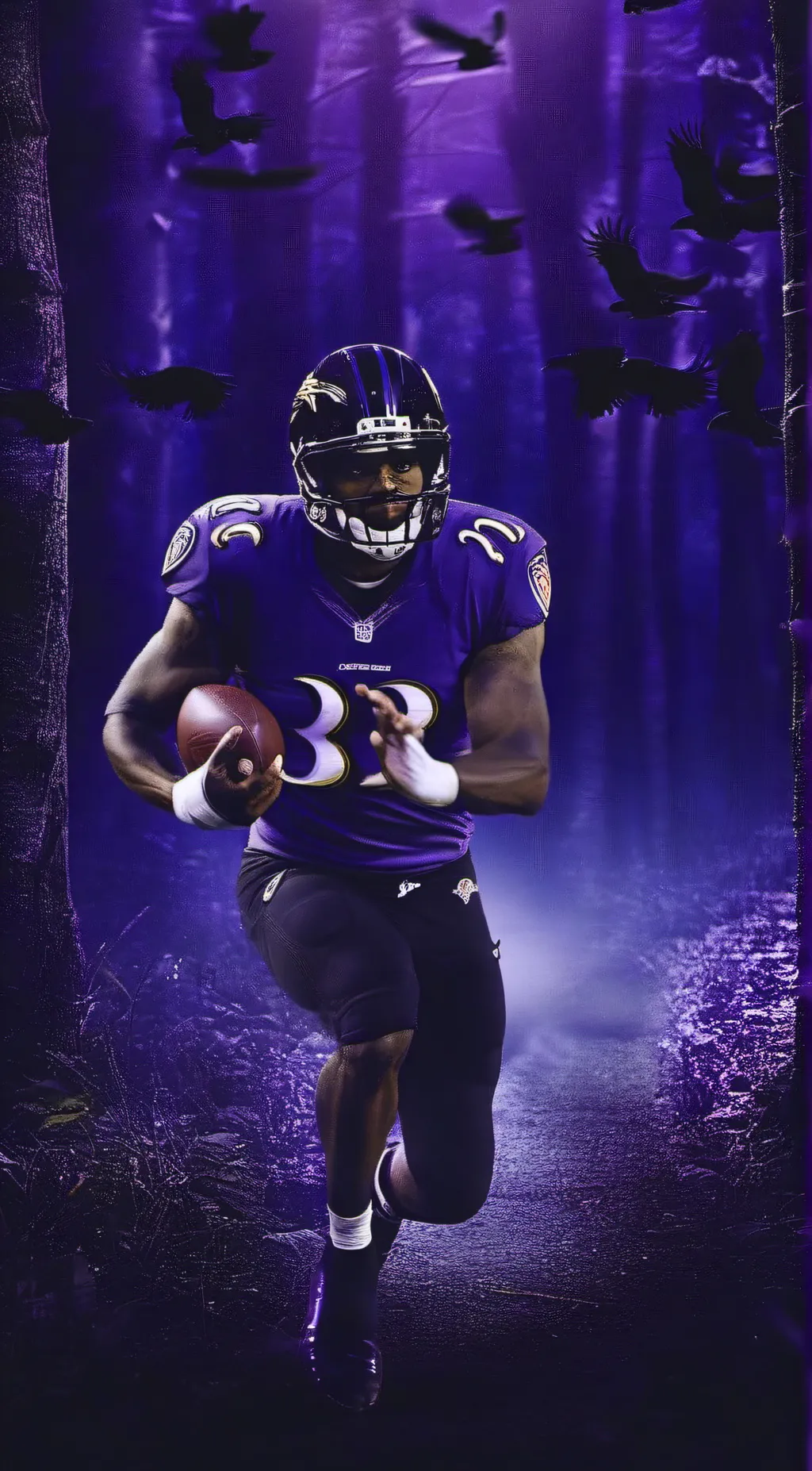 ai character: lamar jackson  background