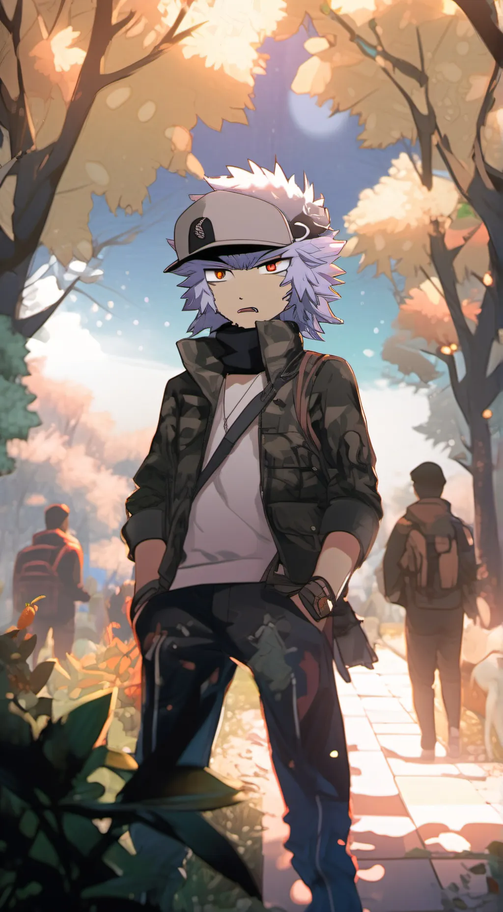 ai character: Amethyst background