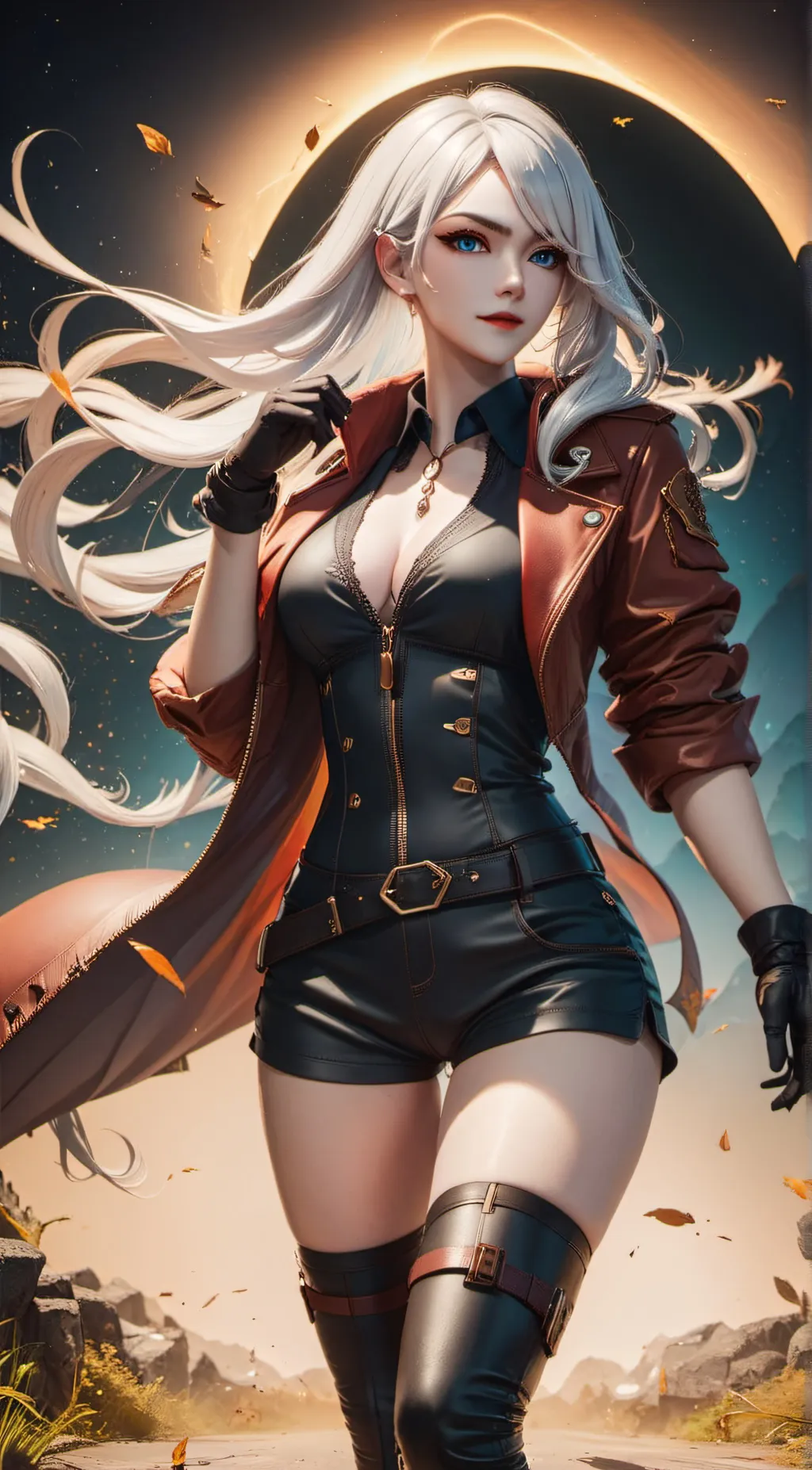 ai character: Raye  background