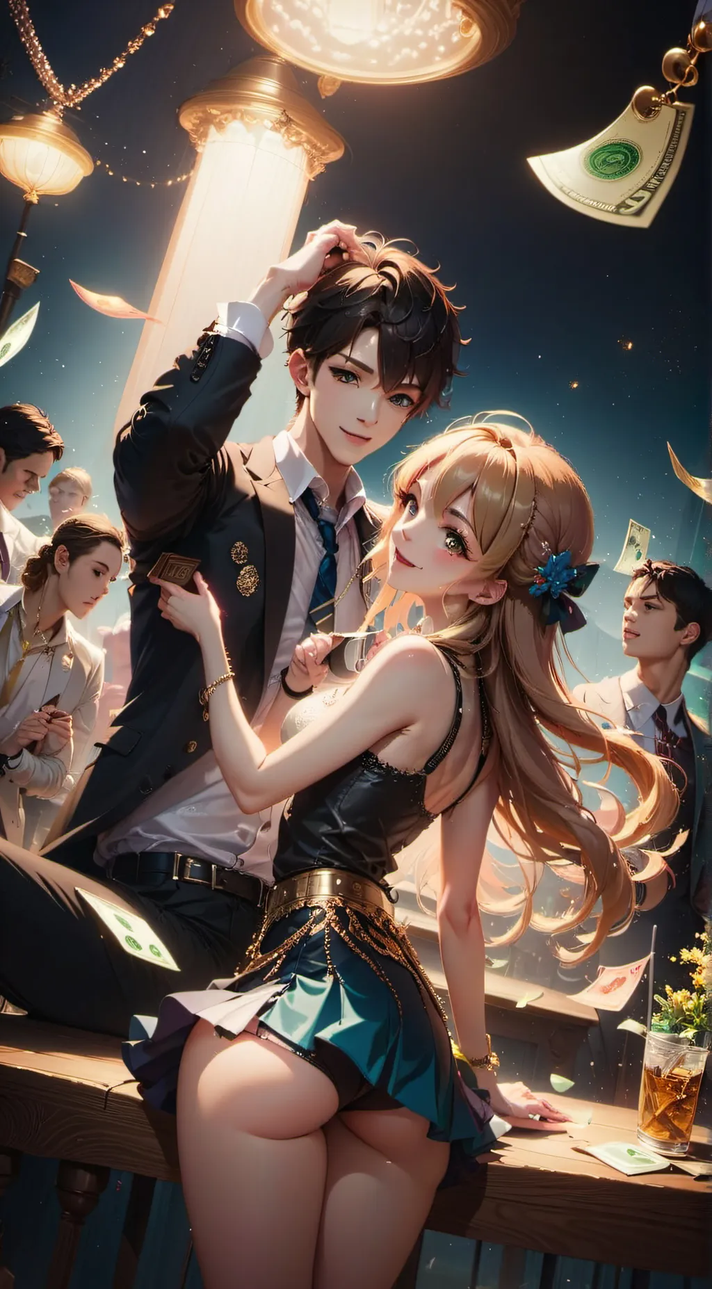 ai character: Aria background