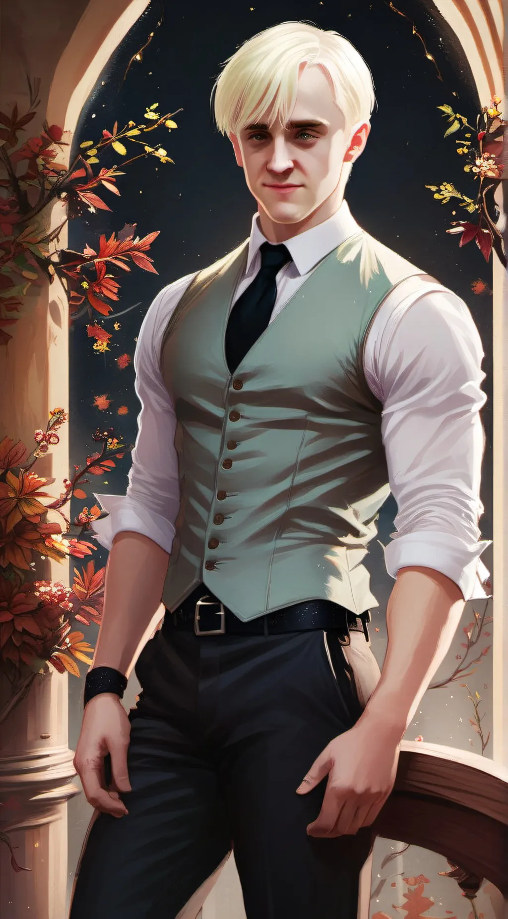 ai character: Draco malfoy background