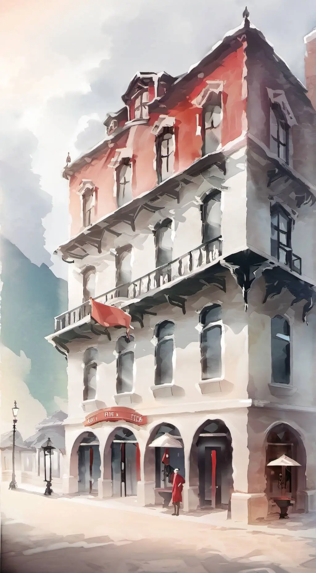 ai character: Hazbin hotel background