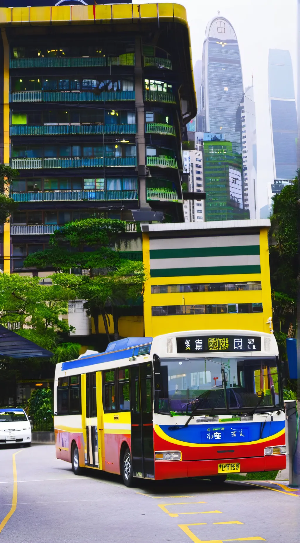 ai character: E500MMC Citybus HK background