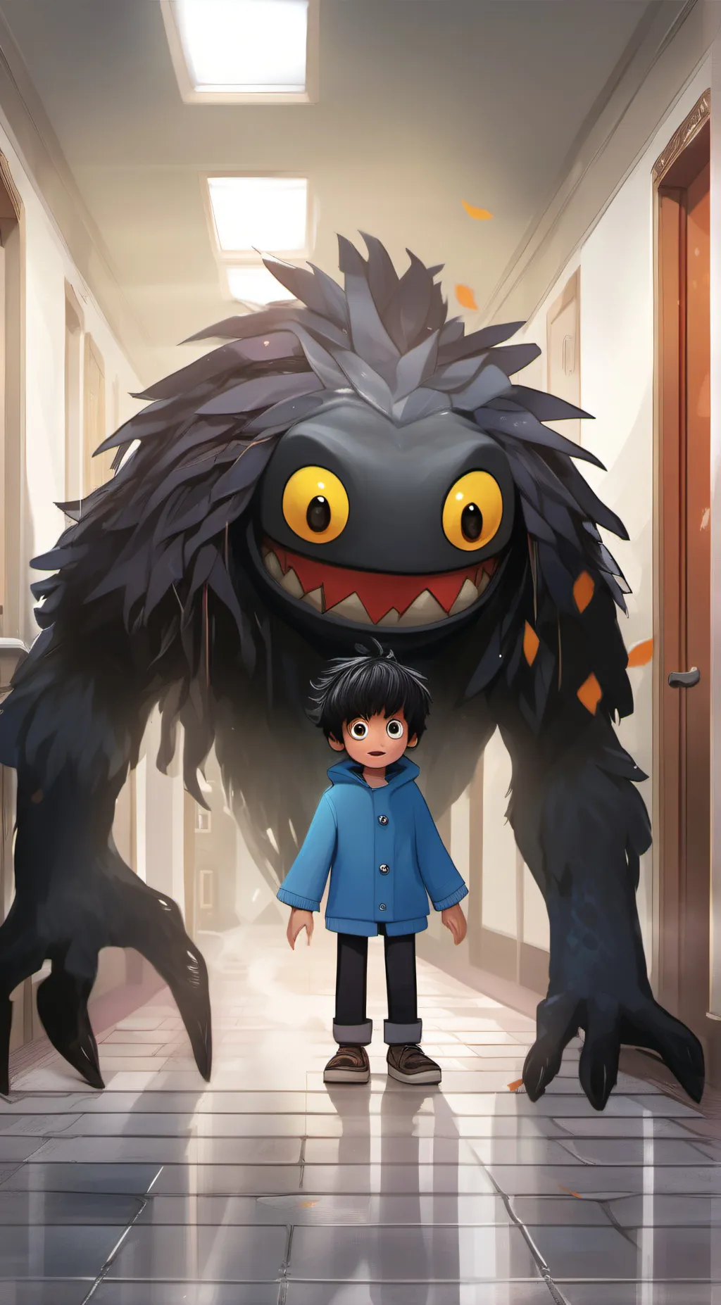 ai character: Huggy Wuggy background