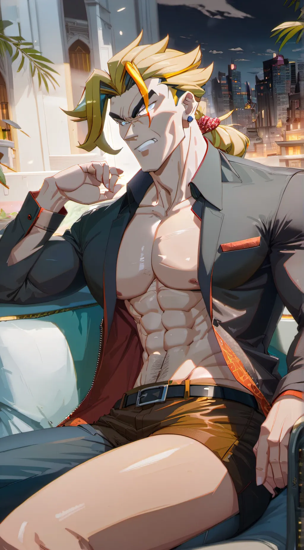 ai character: Mark background