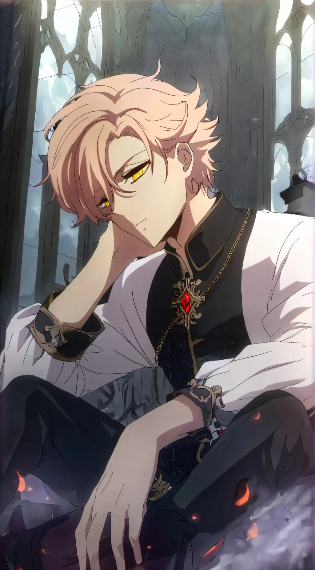 ai character: Asmodeus (obey me) background