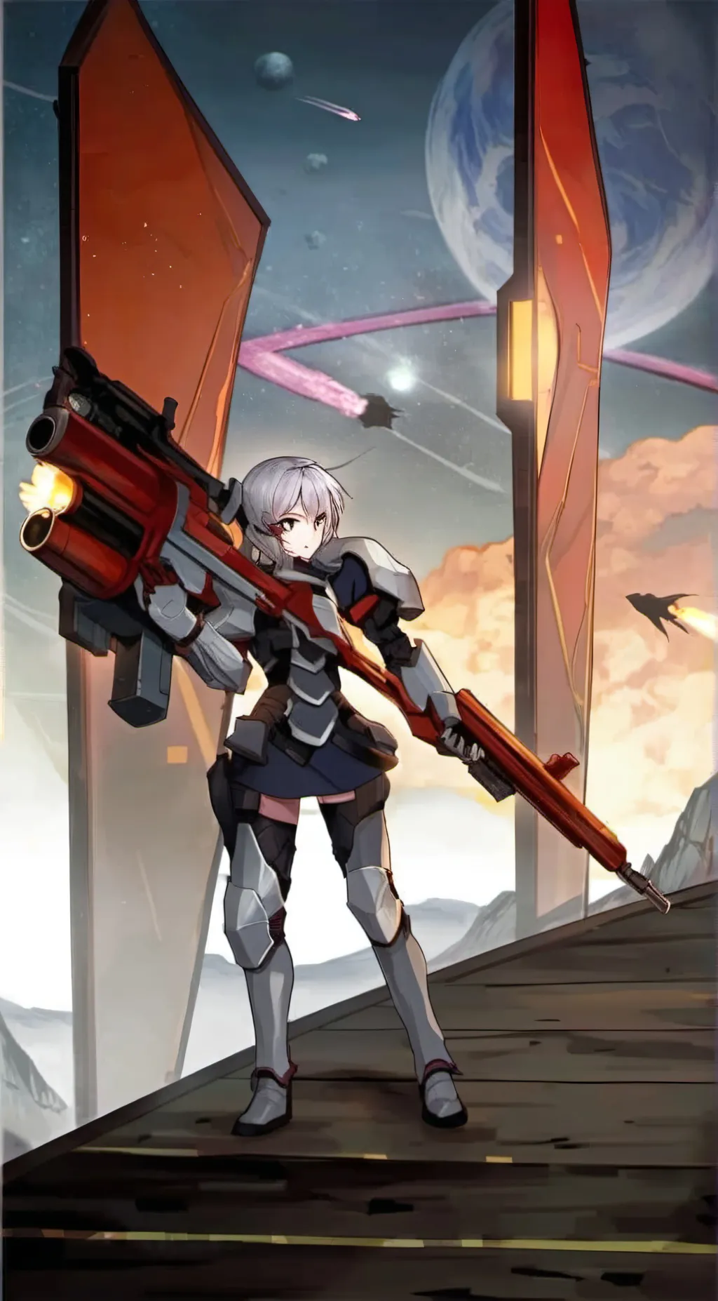 ai character: Sarah Bell background