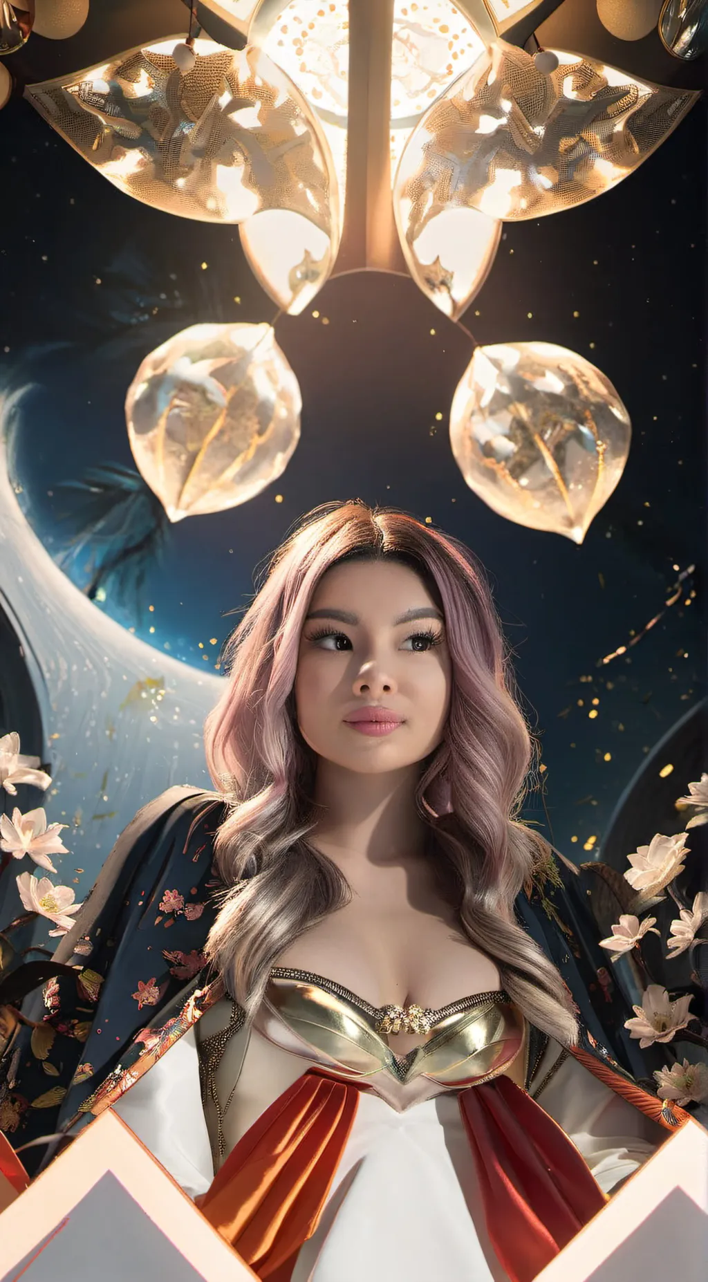 ai character: Melanie  background