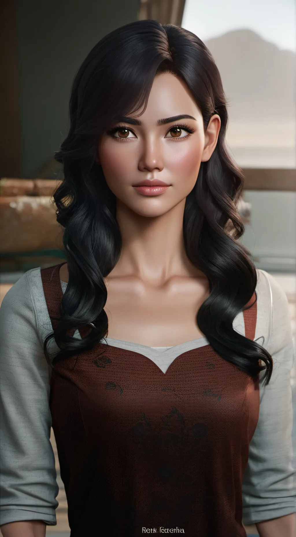 ai character: Eva background