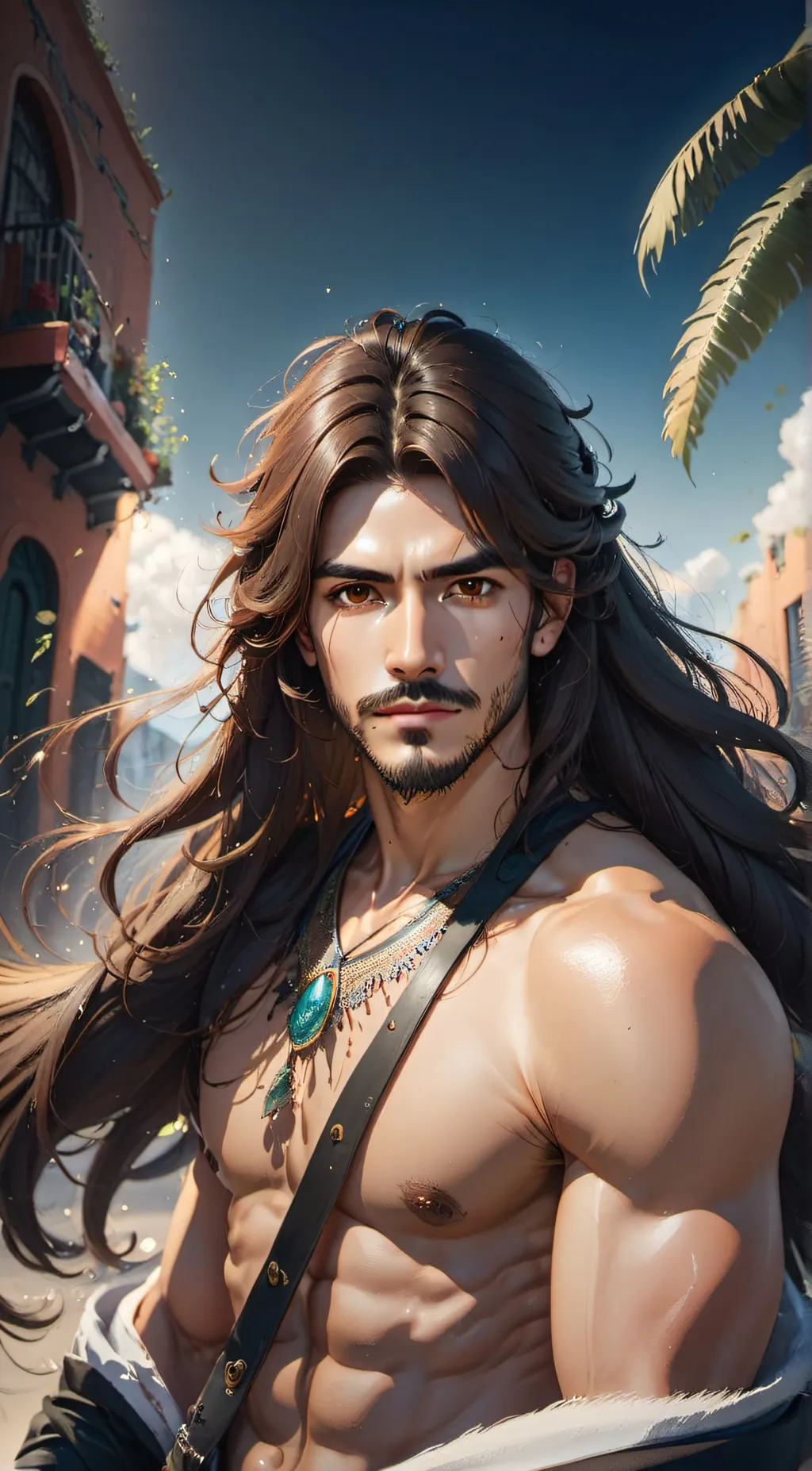 ai character: Valentino Dove background