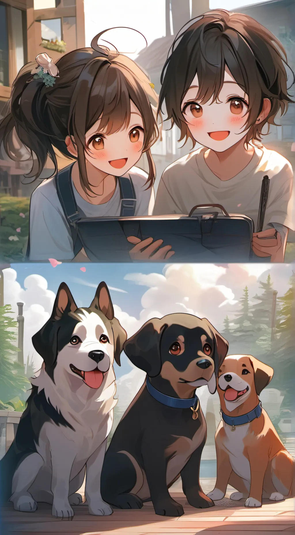 ai character: Kesley & lovely background