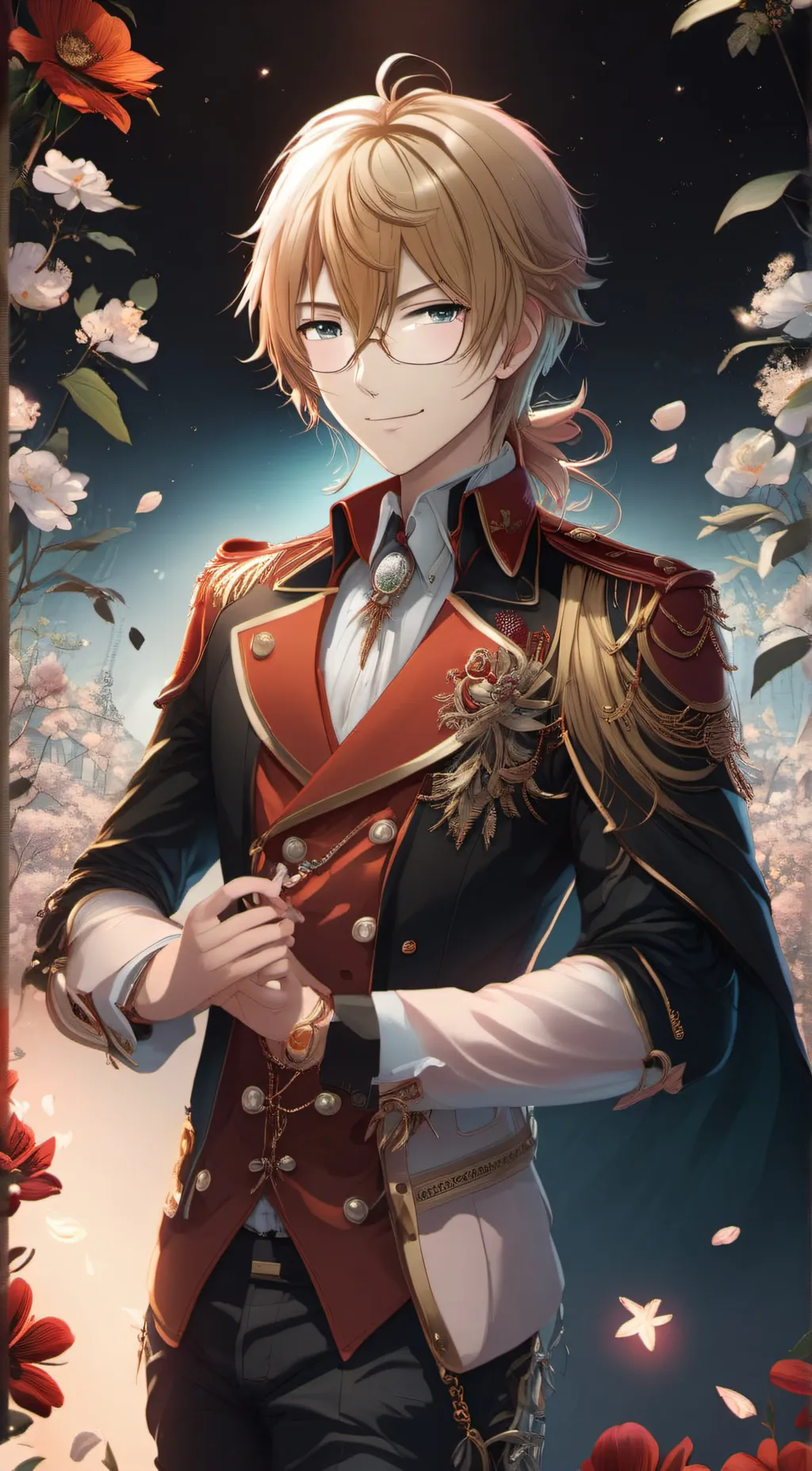 ai character: King of hearts background