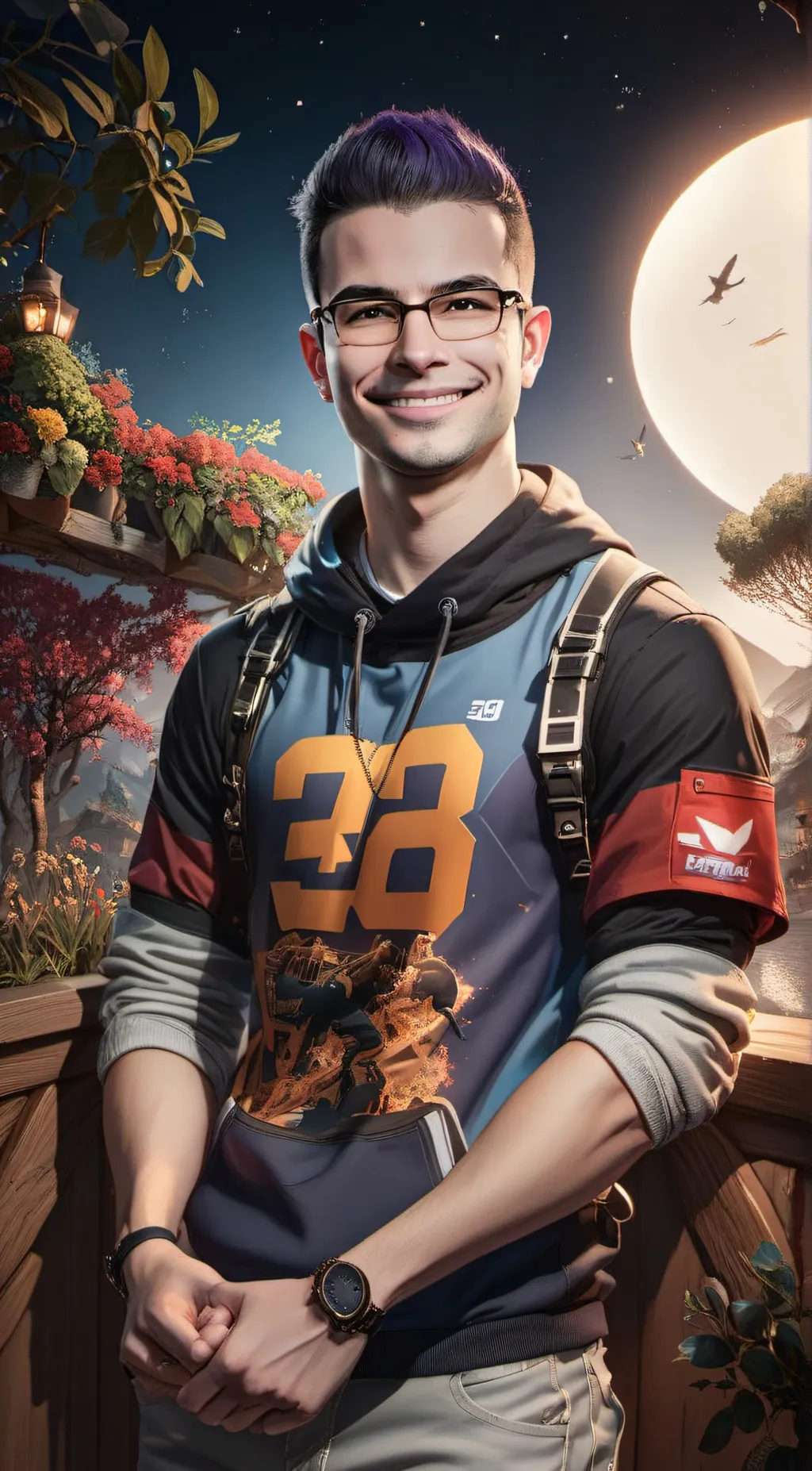 ai character: nick eh 30 background