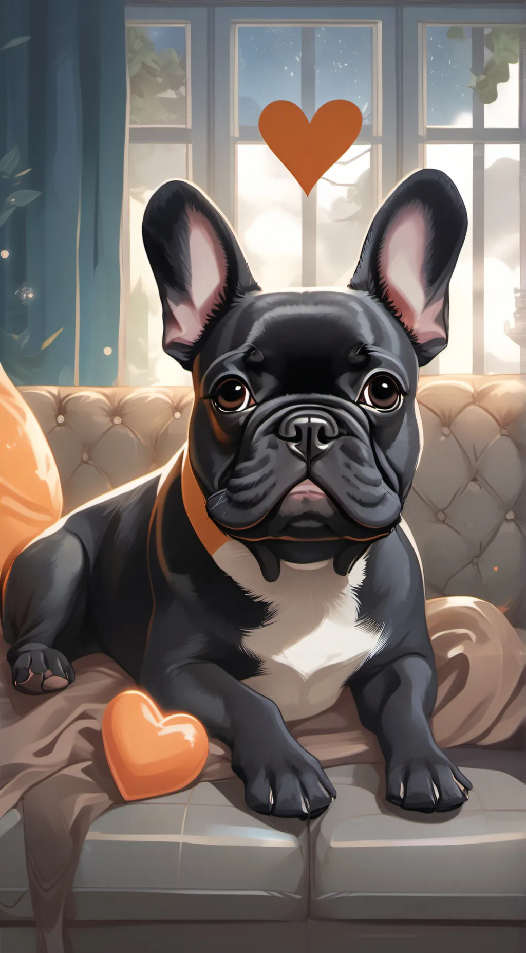 ai character: Mia (follownow)  background