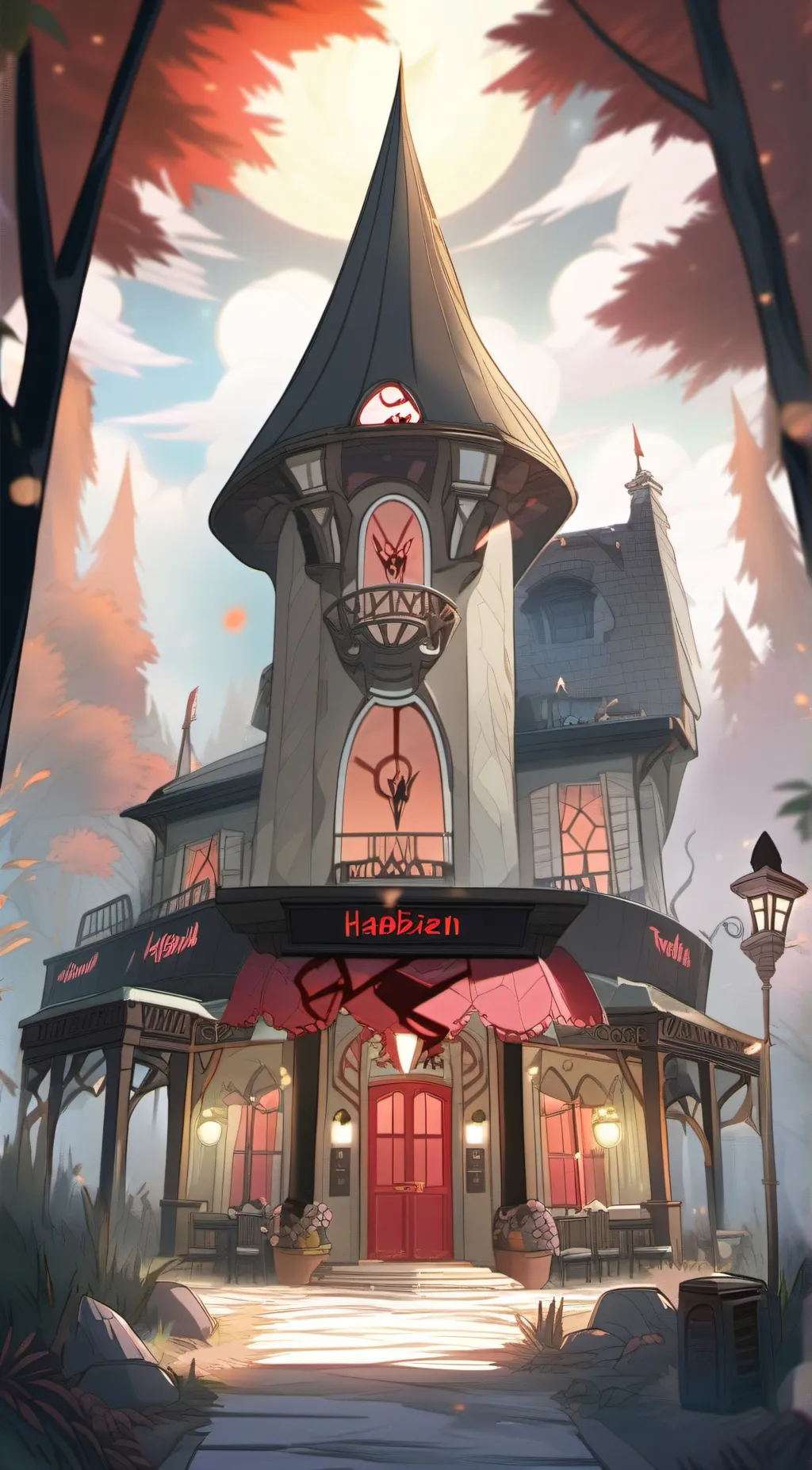 ai character: Hazbin hotel  background