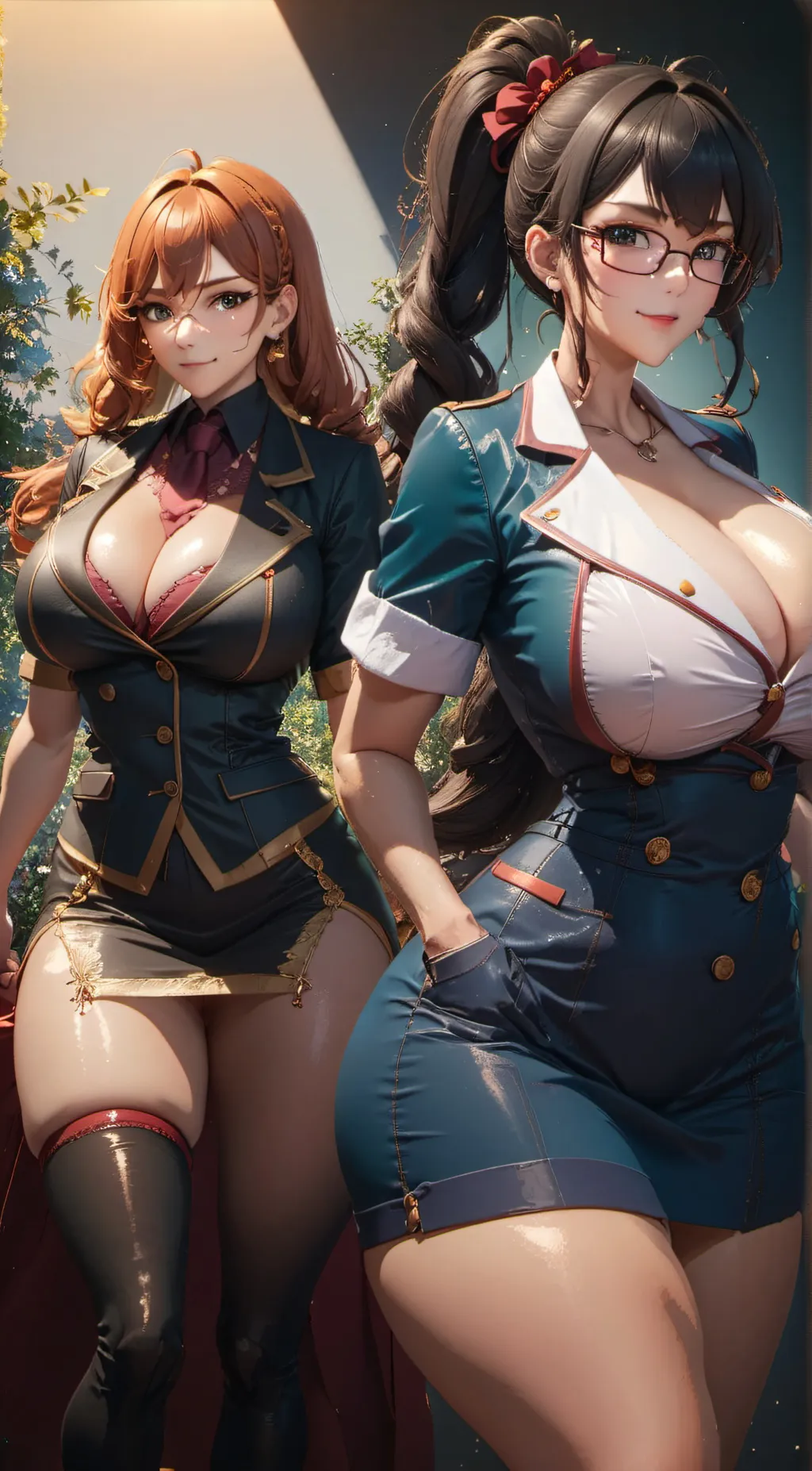 ai character: Ayesha and Anna background