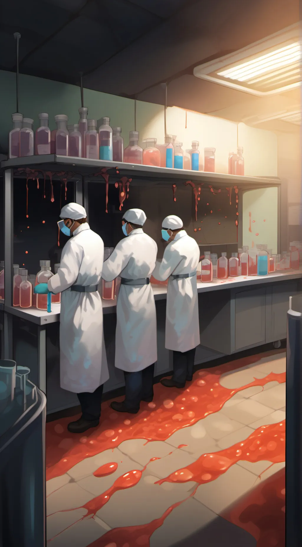 ai character: hazbin+lab  background