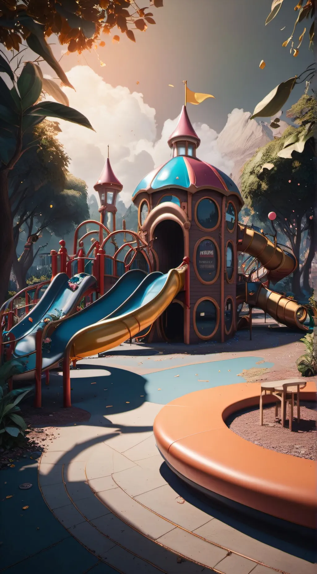 ai character: ? background