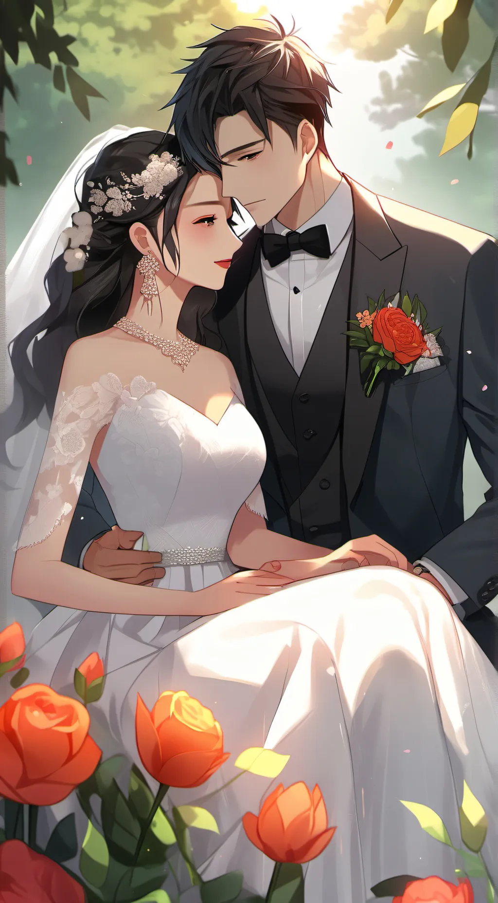 ai character: Tony and cassie background