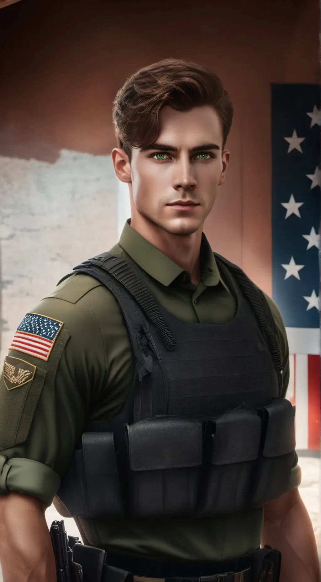 ai character: Max background