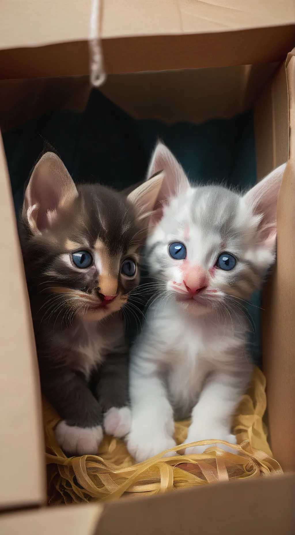 ai character: kittens background