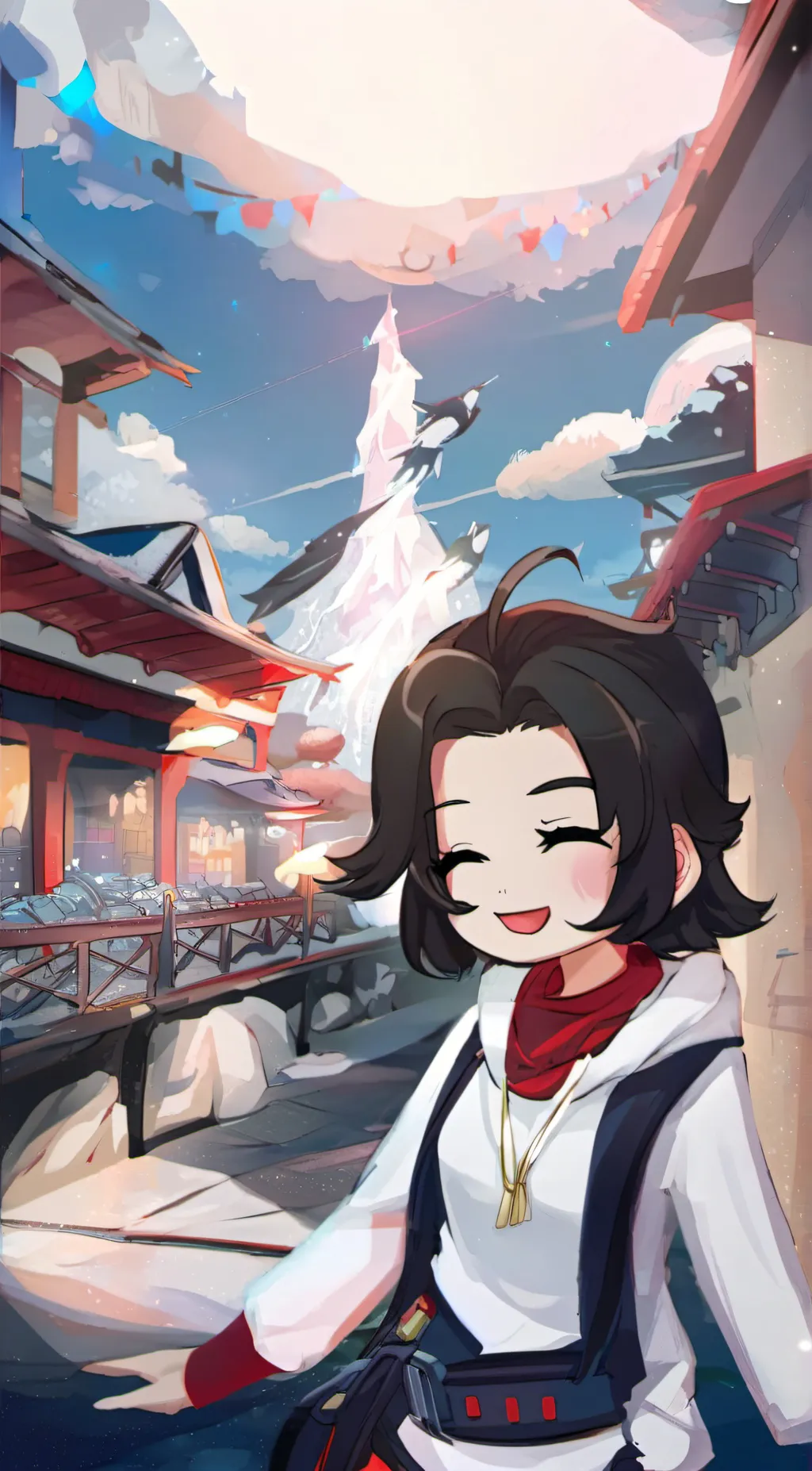 ai character: Komi background