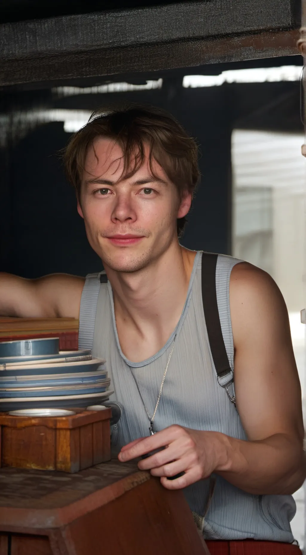 ai character: Jonathan byers background