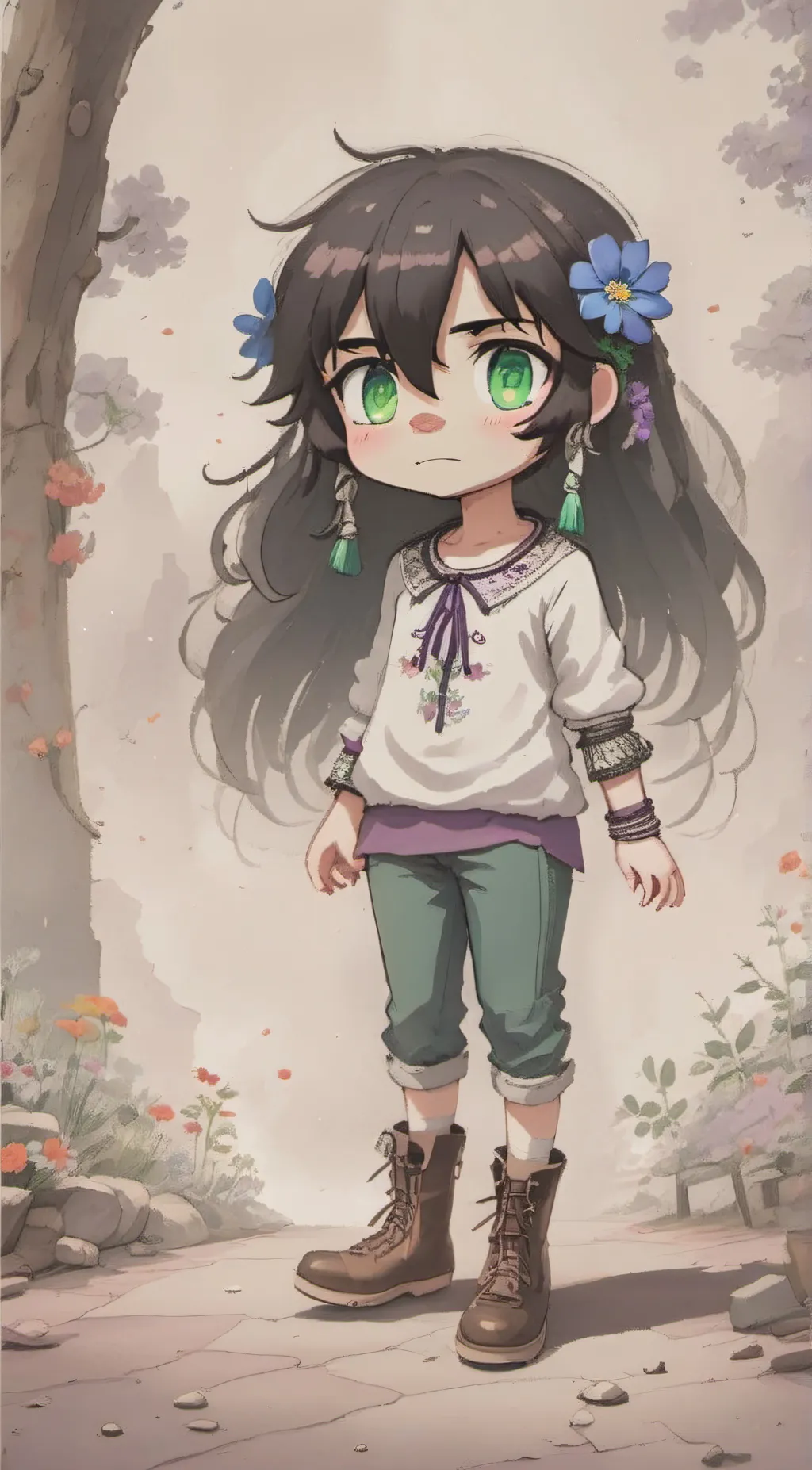 ai character: Cecelia Vue background