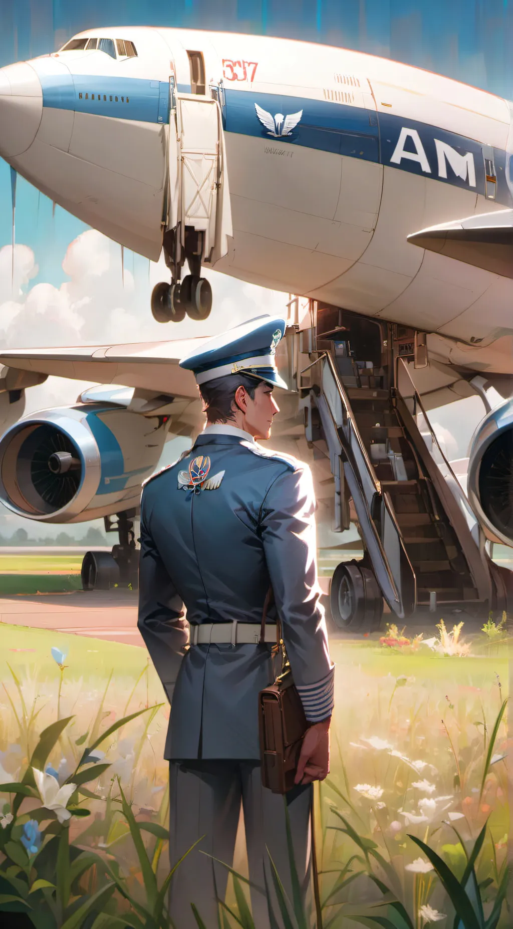 ai character: Pan Am Flight 459 background