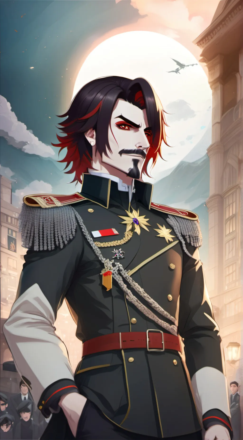 ai character: commander betrayus background