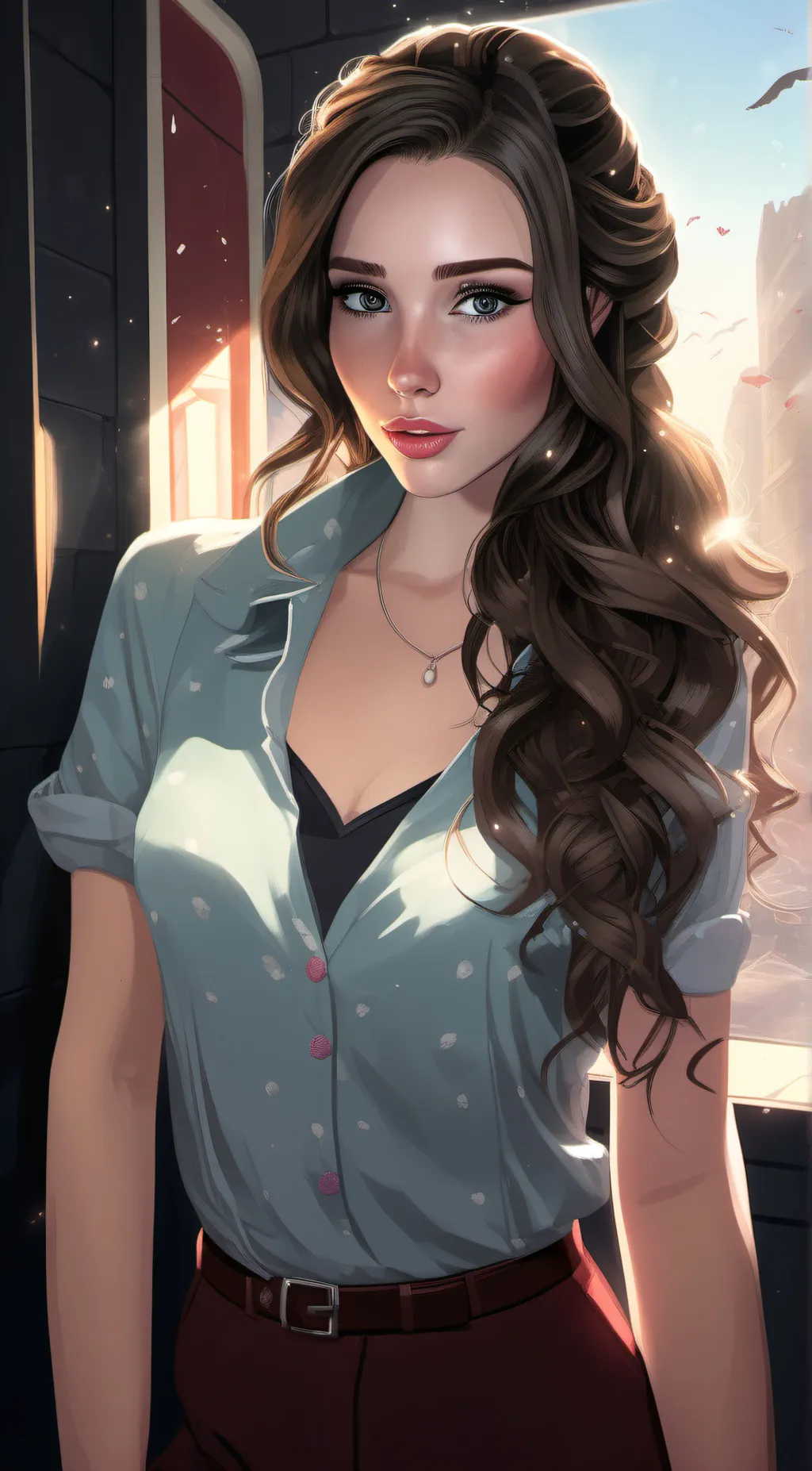 ai character: Amy background