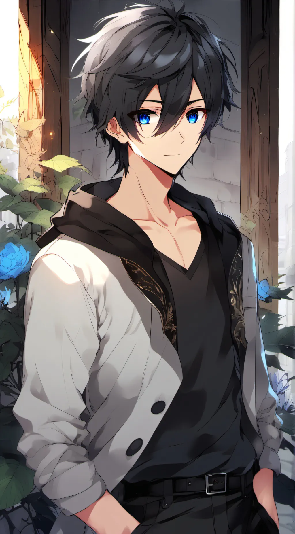 ai character: guy background