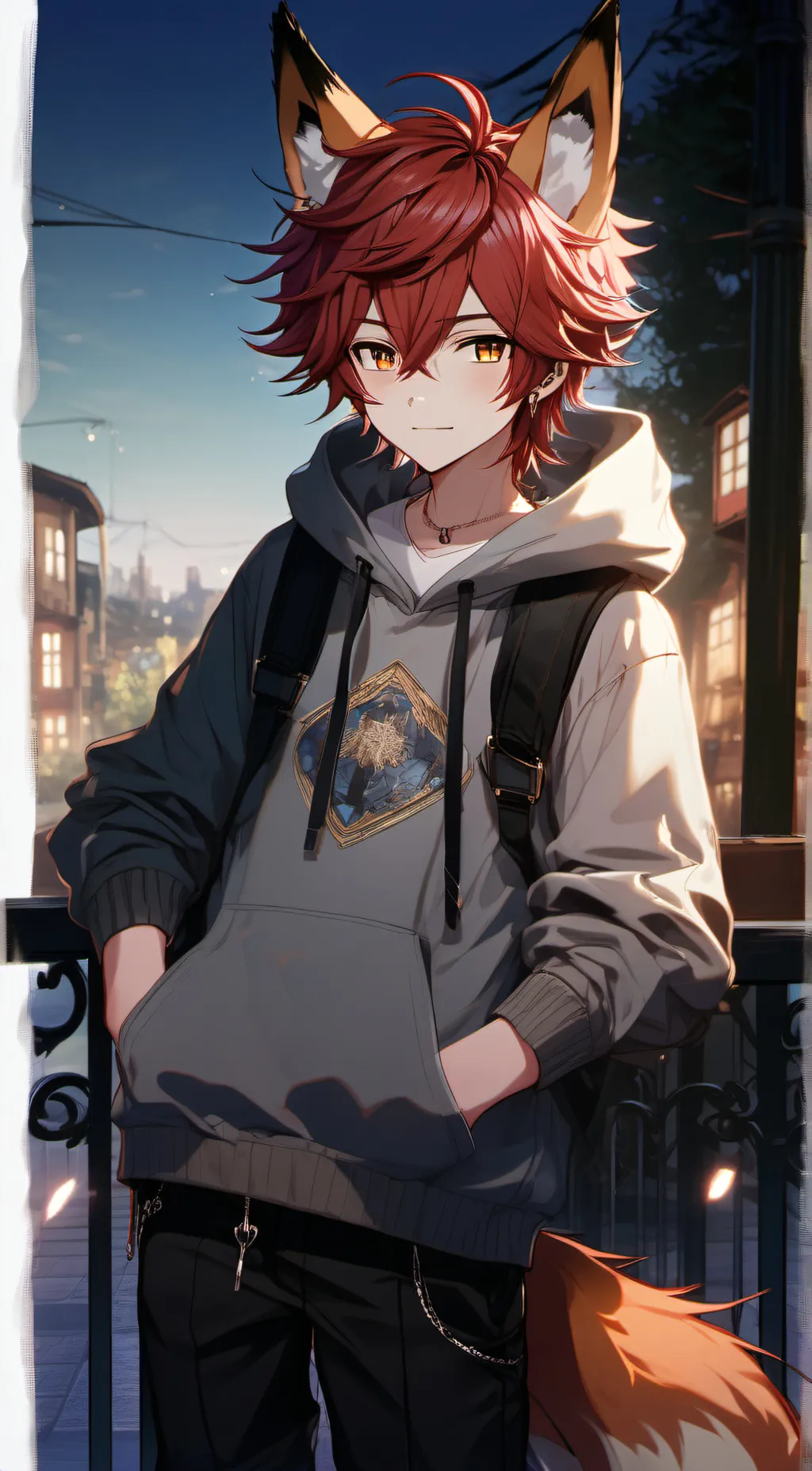 ai character: Kenji  background