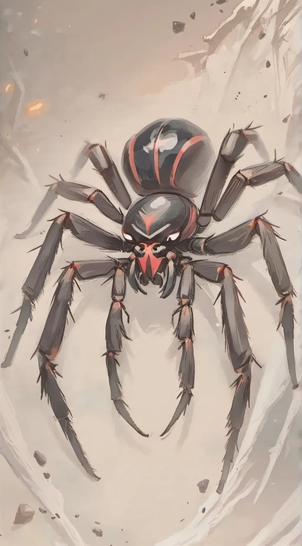 ai character: Mother Spider background