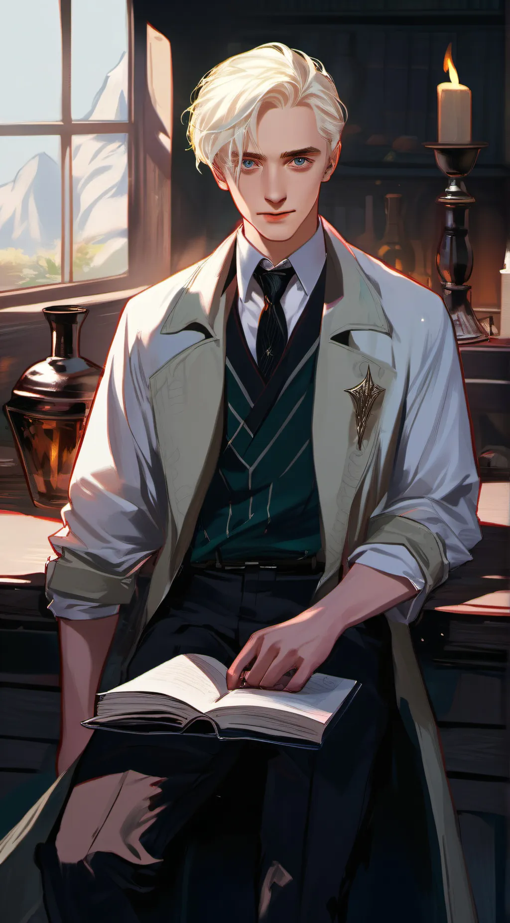 ai character: Draco Malfoy background